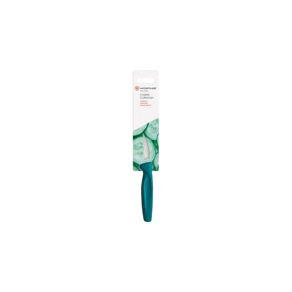 Create Peeling Knife Blue Handle 60mm