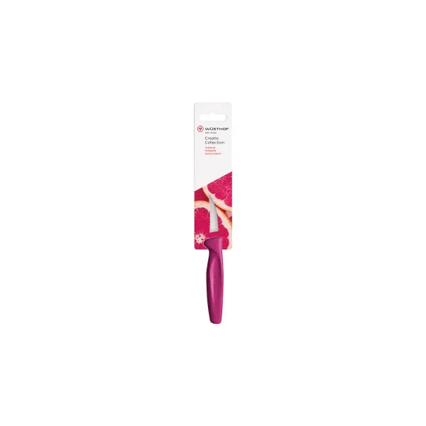 Create Peeling Knife Magenta Handle 60mm