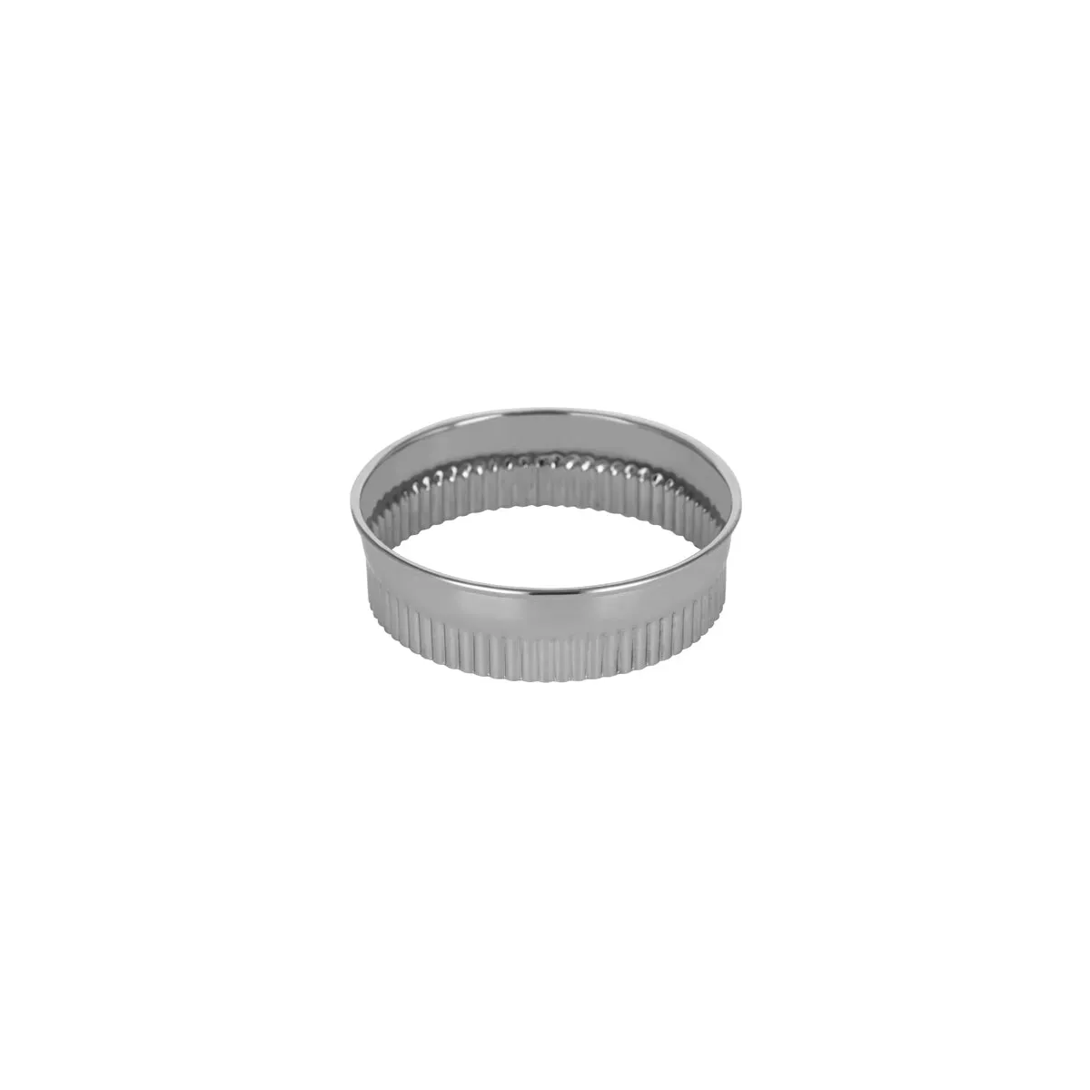 Chef Inox Cutter Round Crinkled S/S 110mm