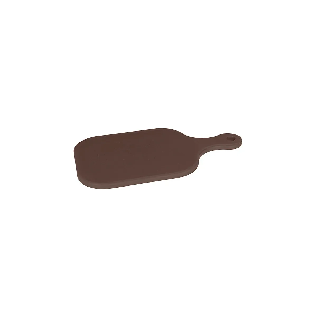 Cutting Board Polyethylene Paddle Brown 235x190mm