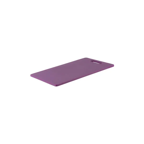 Cutting Board Polyethylene Purple with Handle 400x250x12mm