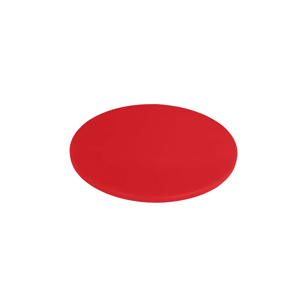 Cutting Board Polyethylene Round Red 350x13mm