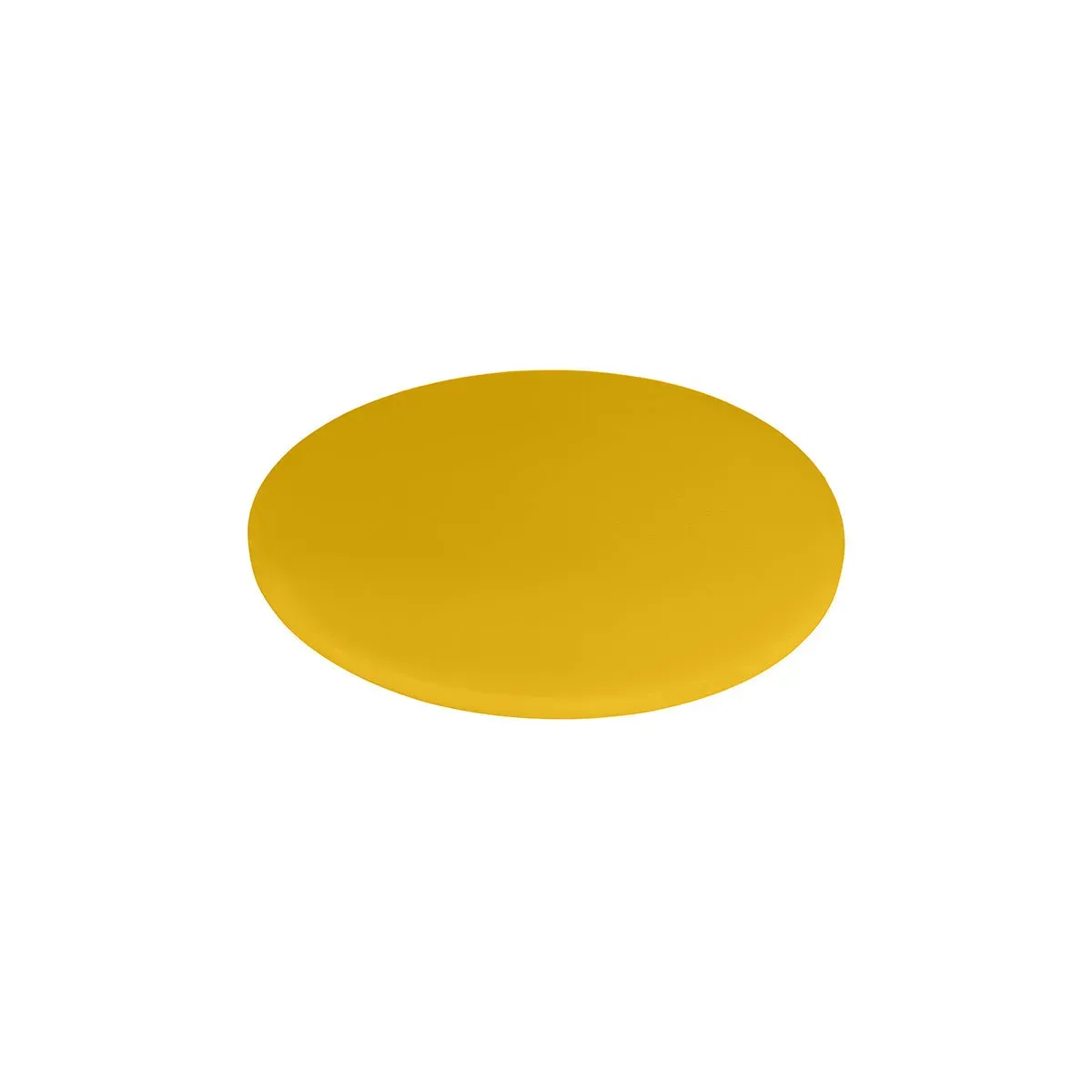 Cutting Board Polyethylene Round Yellow 350x13mm