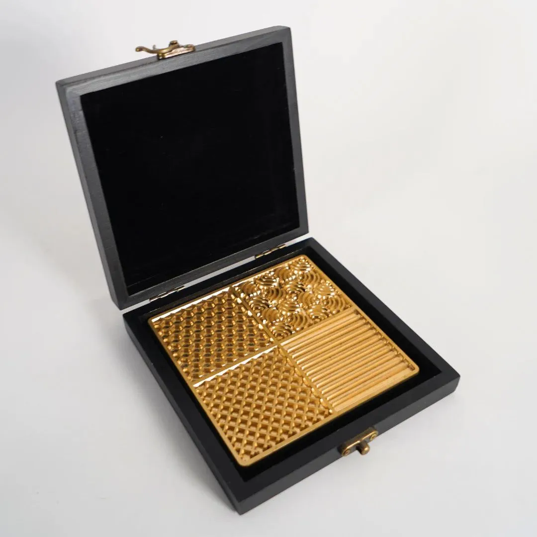 D-Still Brass Ice Stamp Plate Gift Boxed