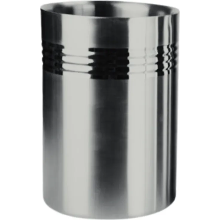 D-Still Double Wall Wine Cooler 1.4lt Ss/Black Plated