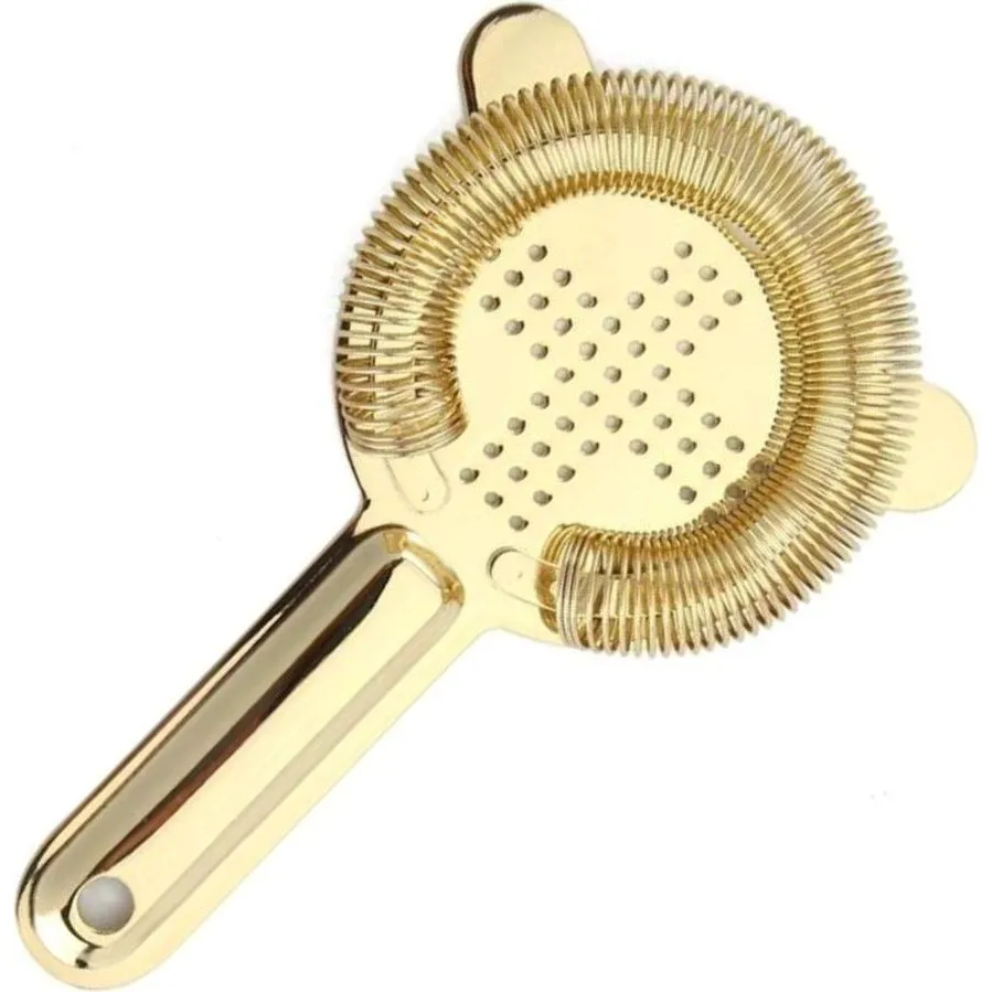 D-Still Hawthorn Strainer Gold Plated 165x100mm