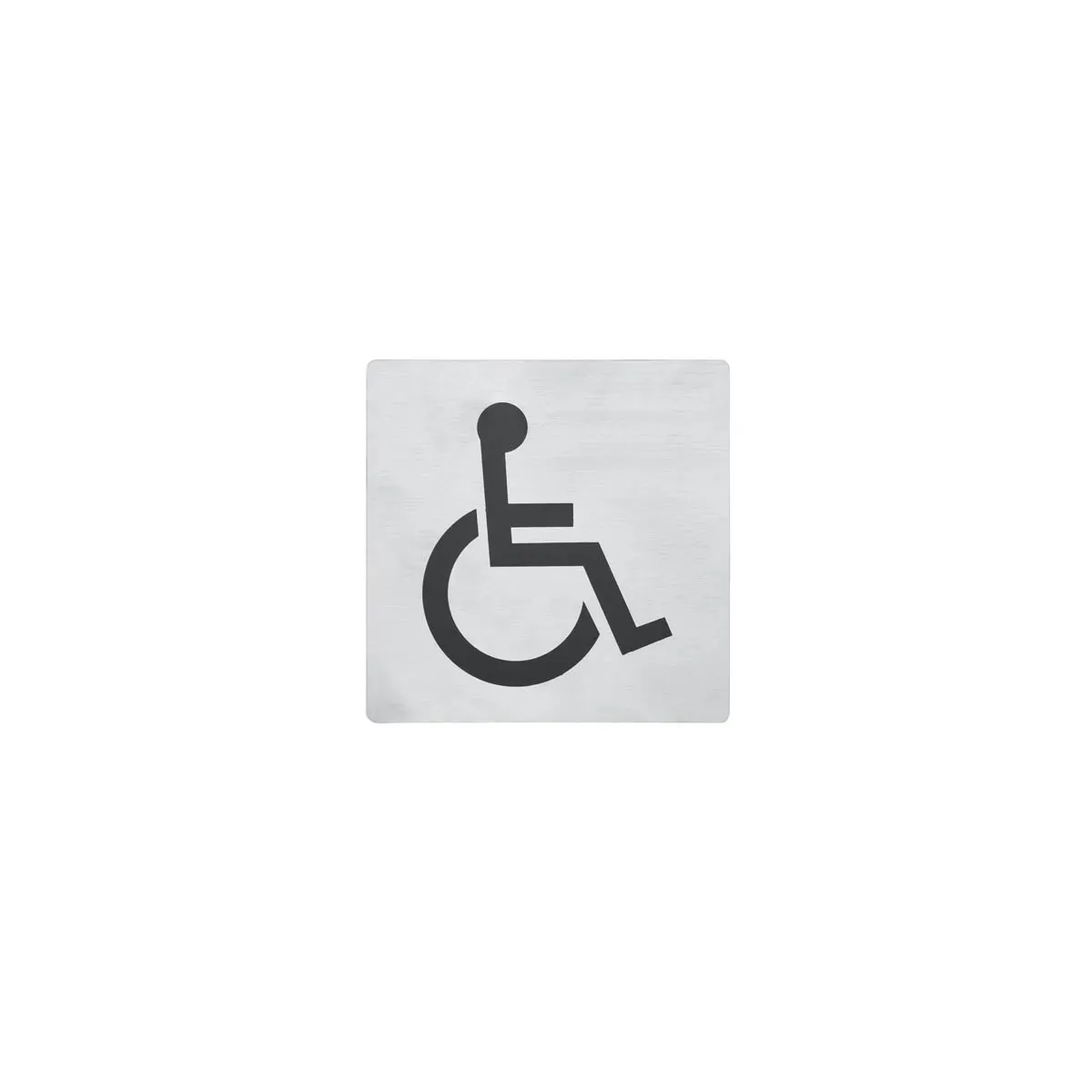 Chef Inox Wall Sign "disabled" 130x130mm S/S Pack Of 2