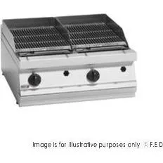 Fagor 700 series - LPG charcoal 2 grid grill BG7-10LPG