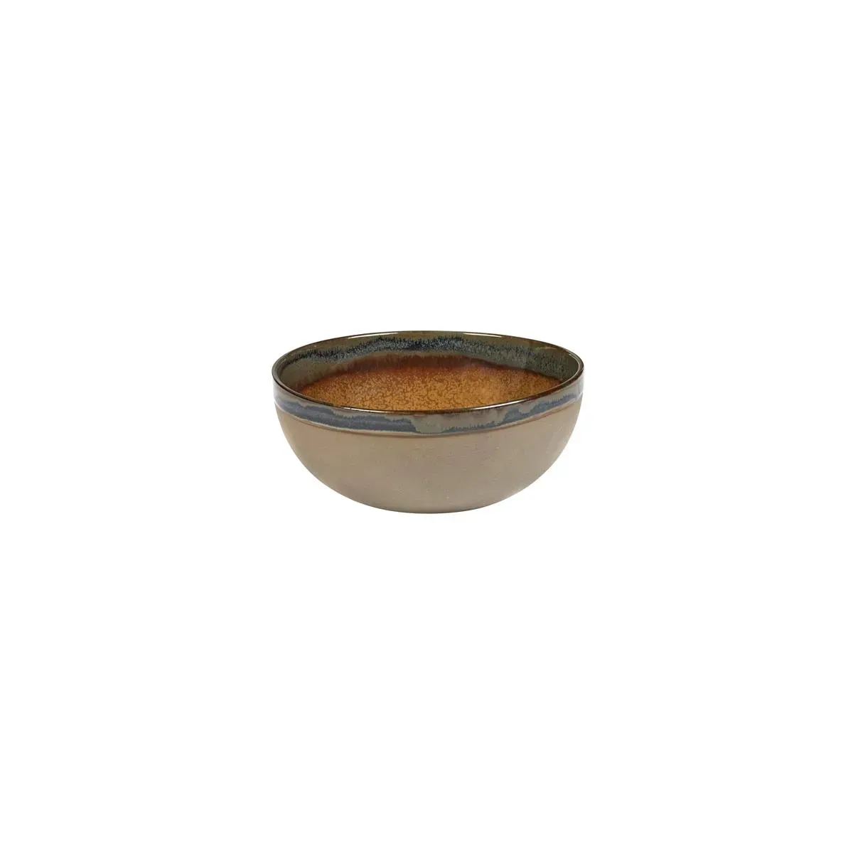 Bowl Surface Round Rusty Brown — 190x80mm 1.4L