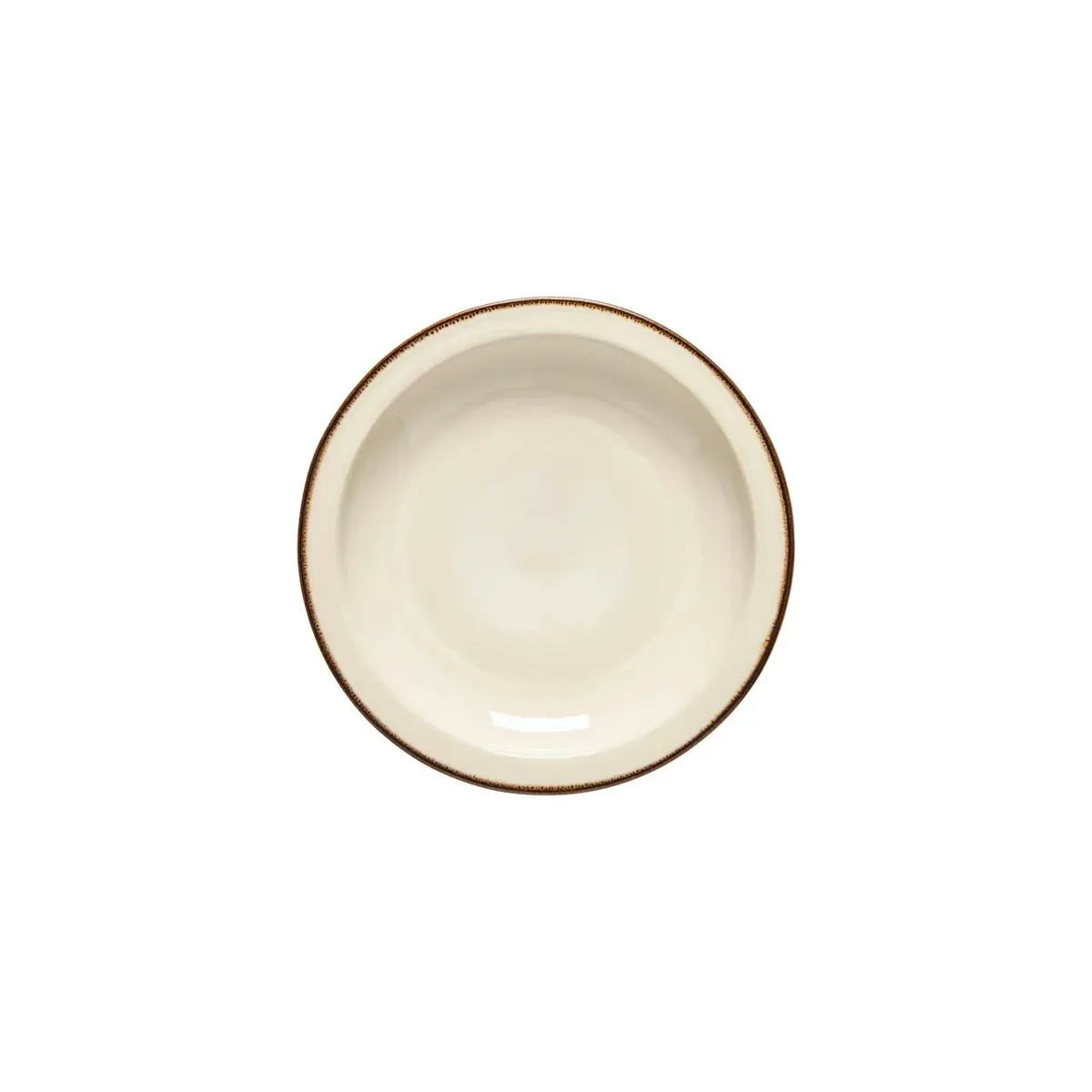 Casafina Poterie Plate 204x28mm Cream/Caramel (jsp202-Crm)