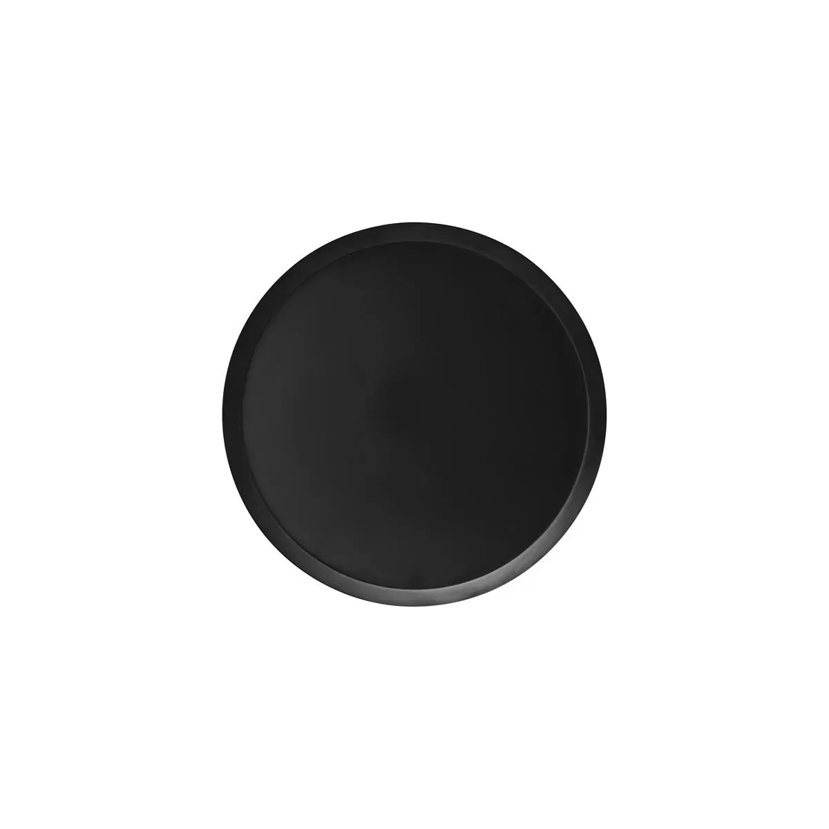 Cake Plate Polycarbonate Black — 232x15mm