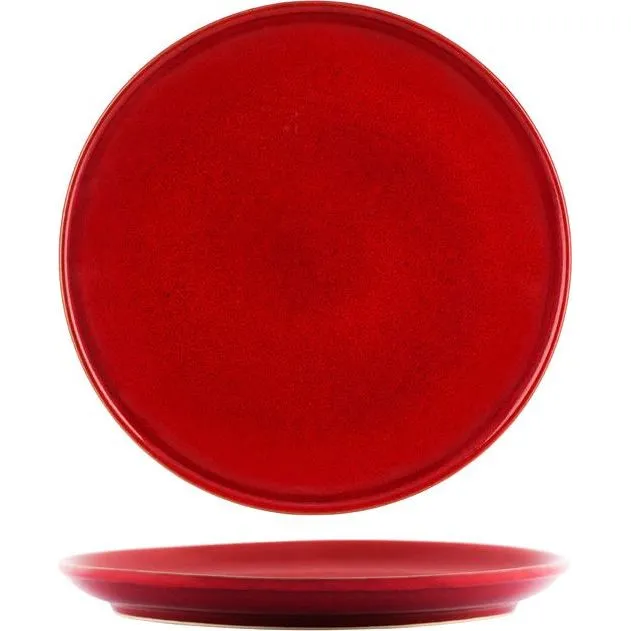 Tablekraft Artistica Round Plate Rld/Edge 240mm Reactive Red