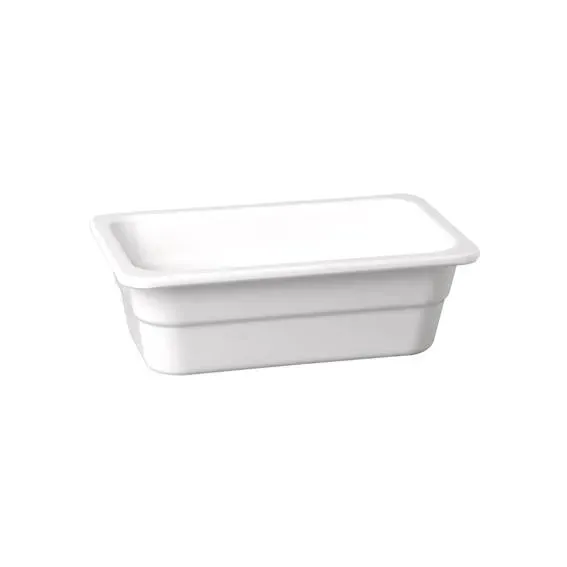 Gastronorm Pan-Melamine White 1/3 Size 100mm