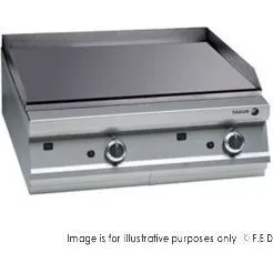 Fagor 900 series natural gas chrome 2 zone fry top FTG-C9-10L