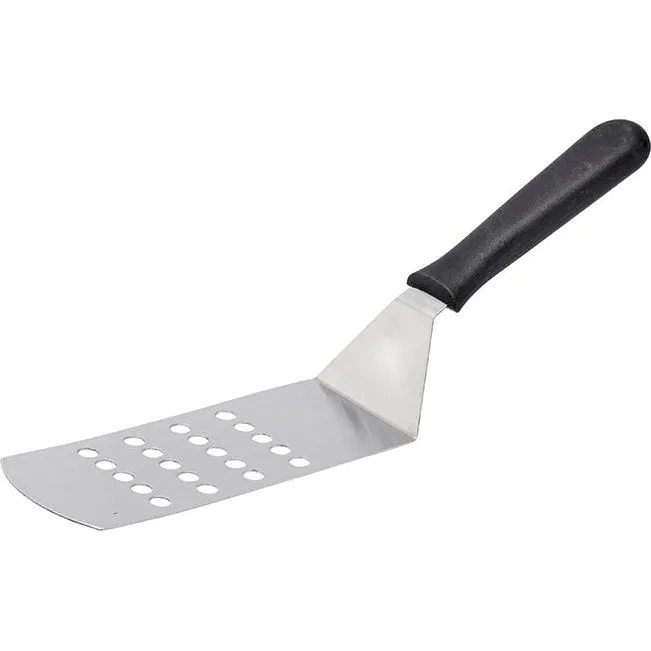 Grill Turner with Black Handle Perforated 180x75x310mm