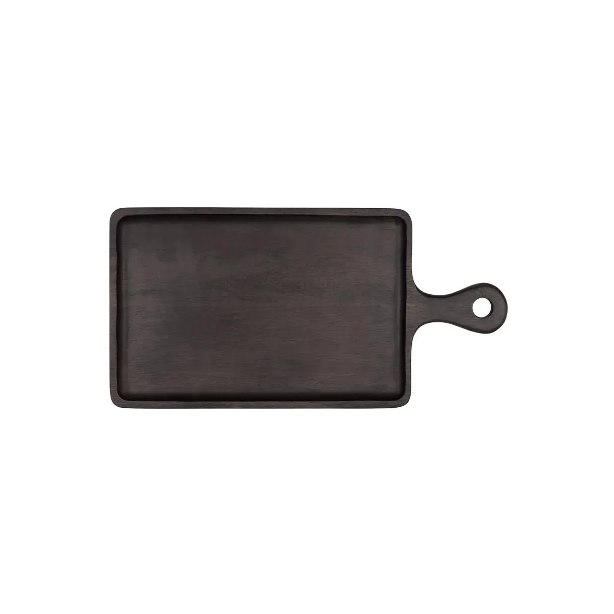 Chef Inox Rect Serving Board W/Hdl Mangowd 300x200x15mm Drk