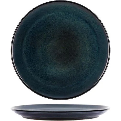 Tablekraft Artistica Rnd Plate R/Edge 190x21mm Midnight Blue