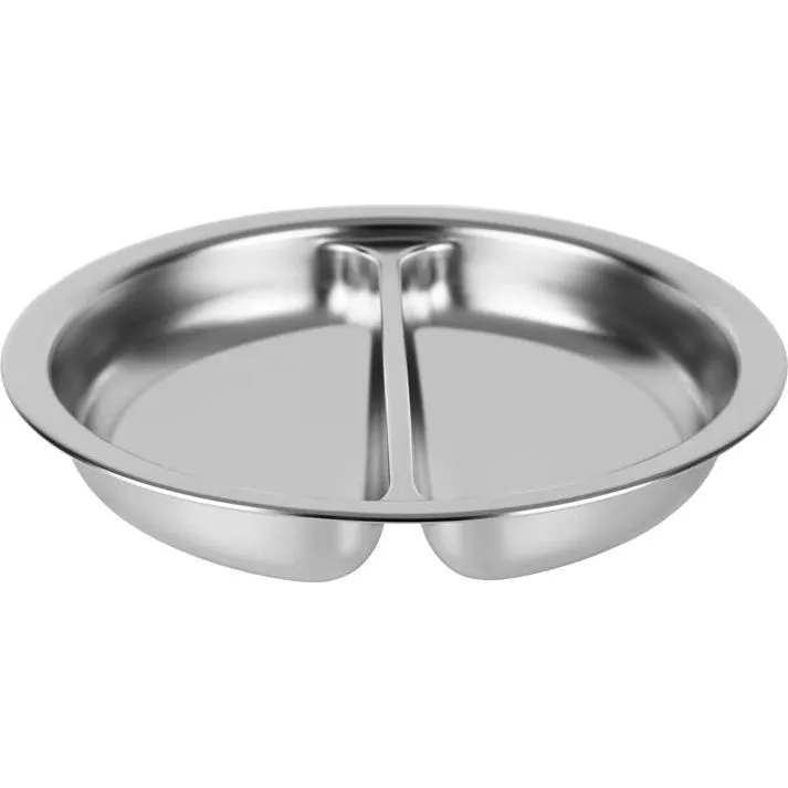 Chef Inox Round Divided Pan S/S 4.0lt 54925 340x65mm