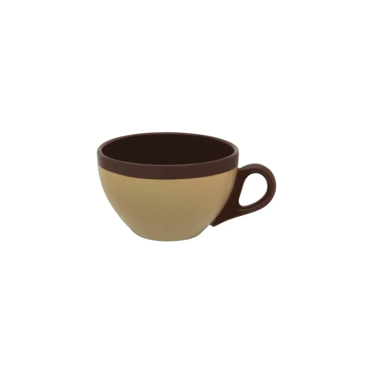 Brew-Harvest Matt/ Brown Two Tone Cappuccino Cup 220ml
