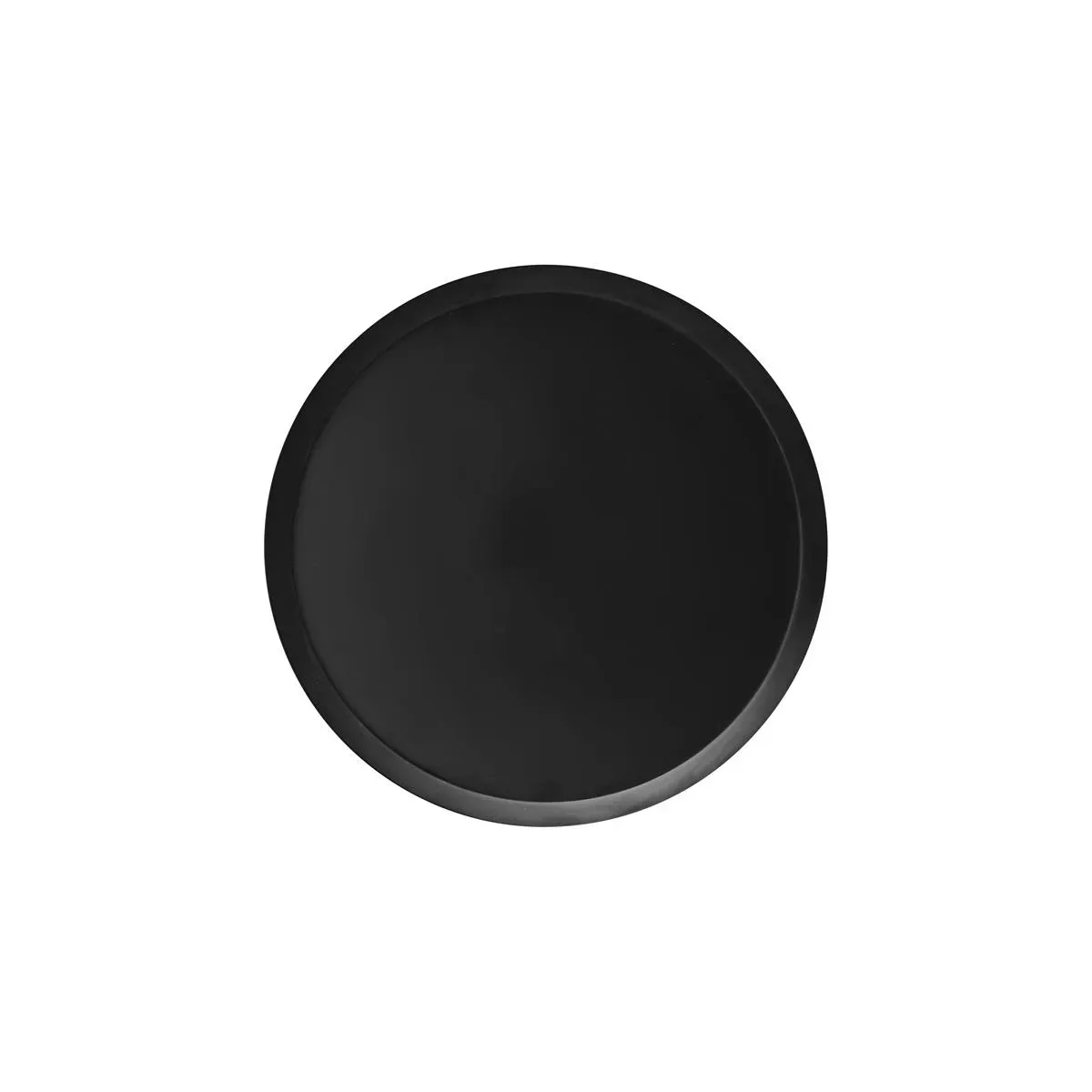 Cake Plate Polycarbonate Black — 285x18mm