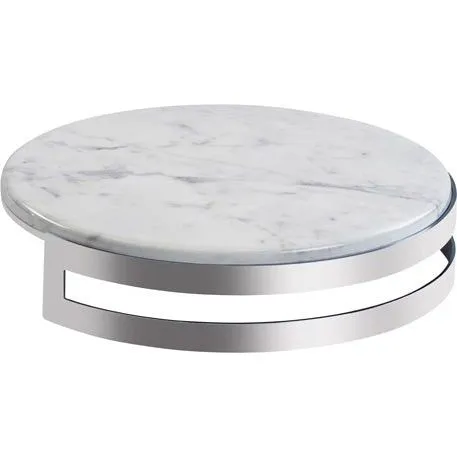 Ashwood Riser with Marble Melamine Top 381x83mm