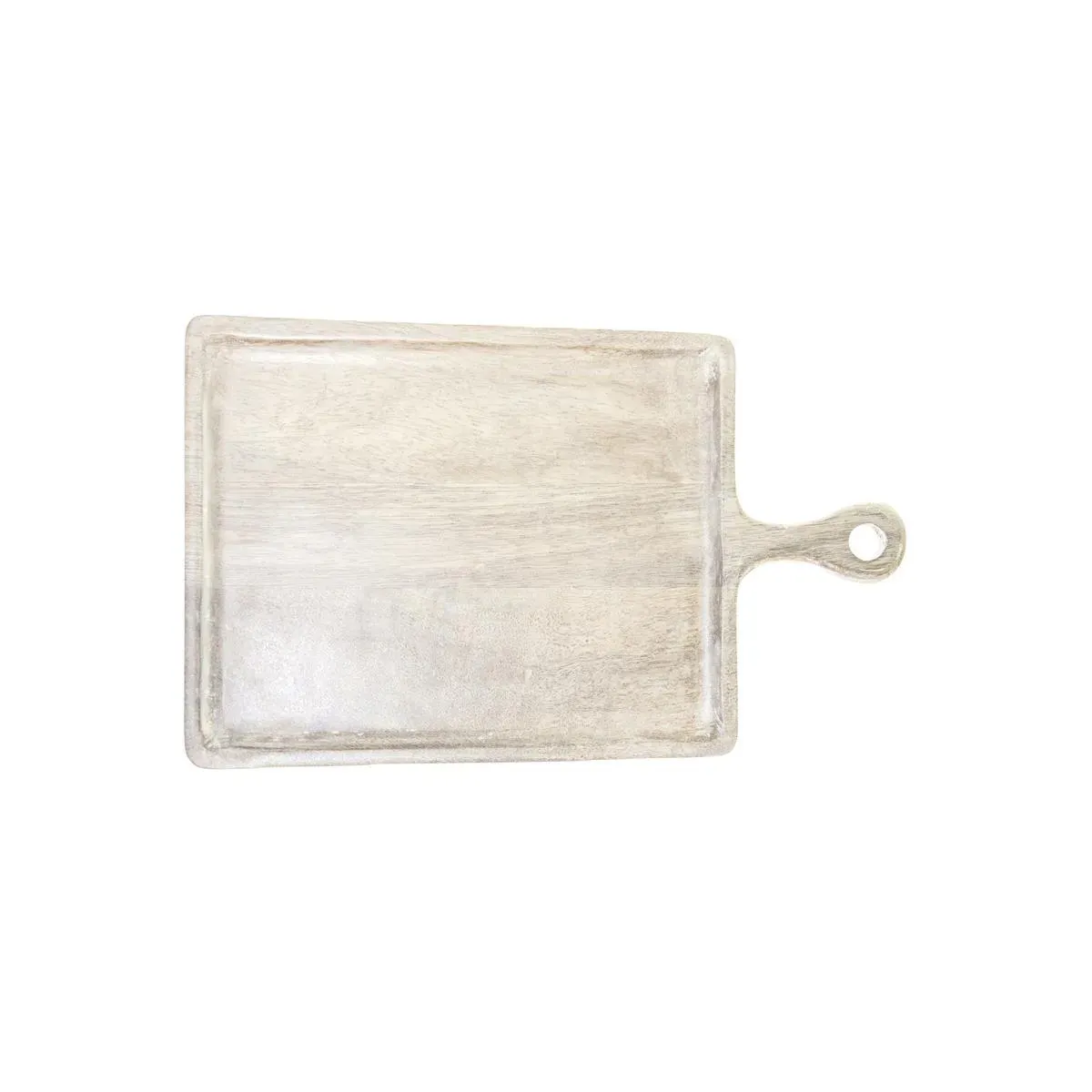 Chef Inox Rect Serving Board W/Hdl Mangowd 300x400x200mm Whi
