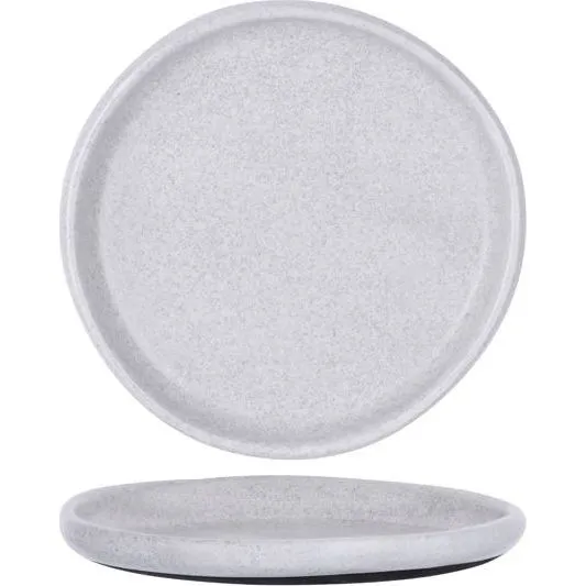 Tablekraft Naturals Ash Grey Round Plate 205x21mm Clay