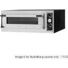 Prisma Food Pizza Ovens Single Deck 6 x 35cm - TP-2-1-SD