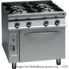 Fagor 900 series natural gas 4 burner CG9-41H