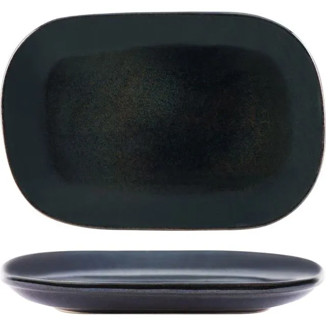 Tablekraft Artistica Rect Coupe Plate 240x160x25mm Midn Blue
