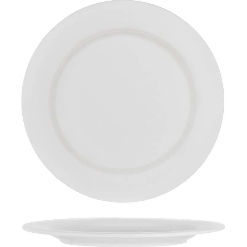 Chelsea Round Plate Flat Rim 300mm