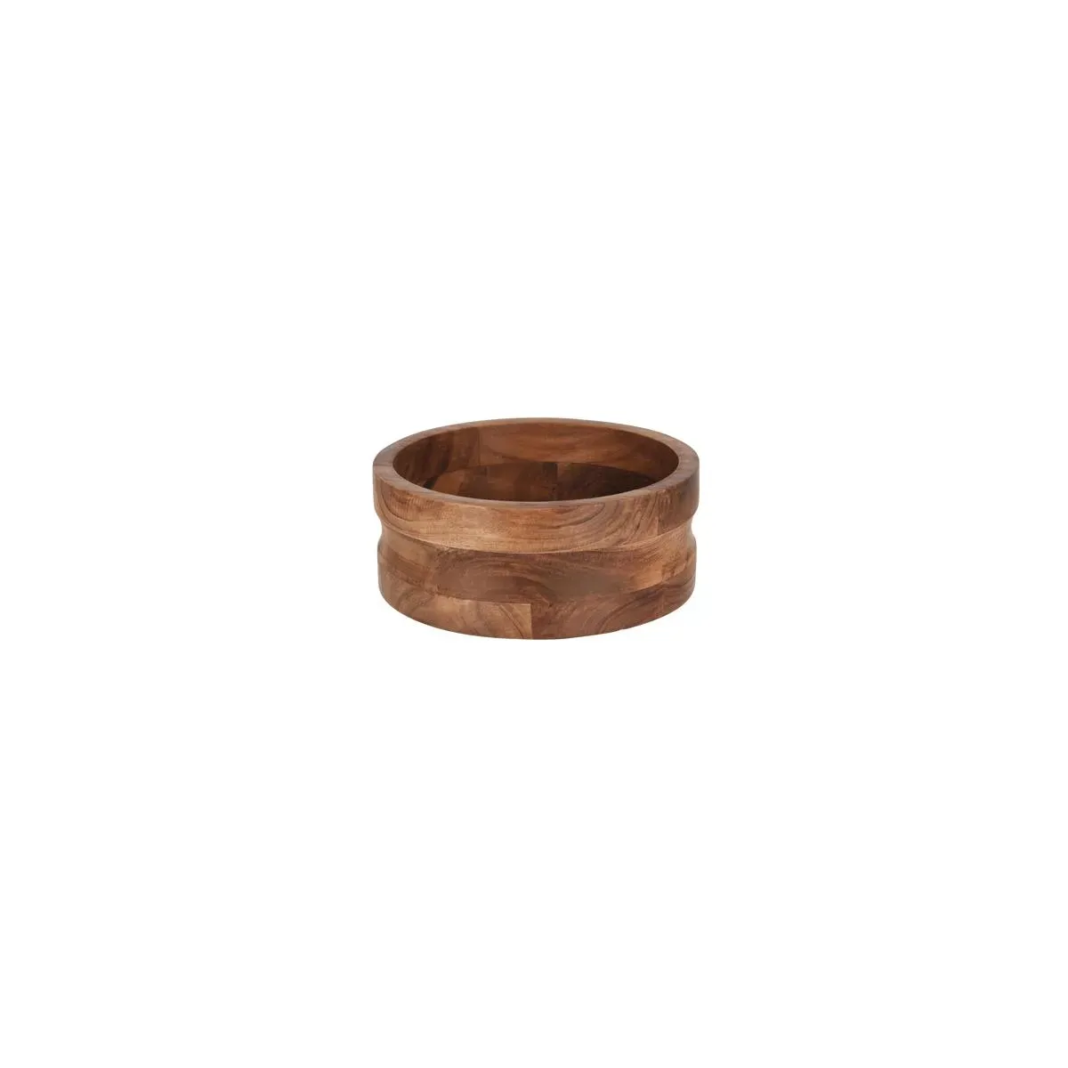 Chef Inox Serve Round Bowl W/Straight Sides Acacia 230x90mm
