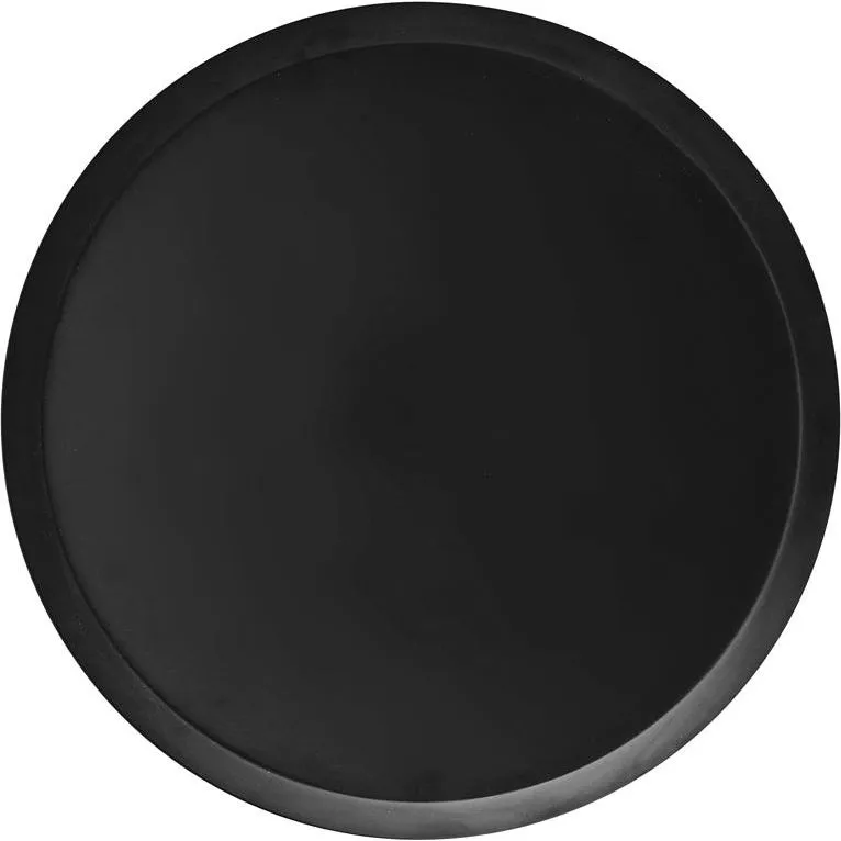 Cake Plate Black Polycarbonate 342x22mm