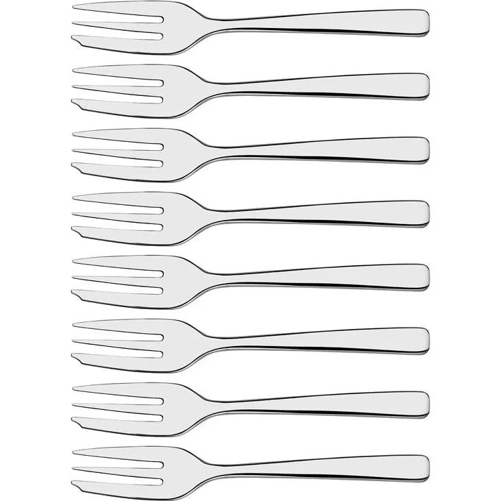 Tablekraft Amalfi Cake Fork Set 8pc 18/10 140mm
