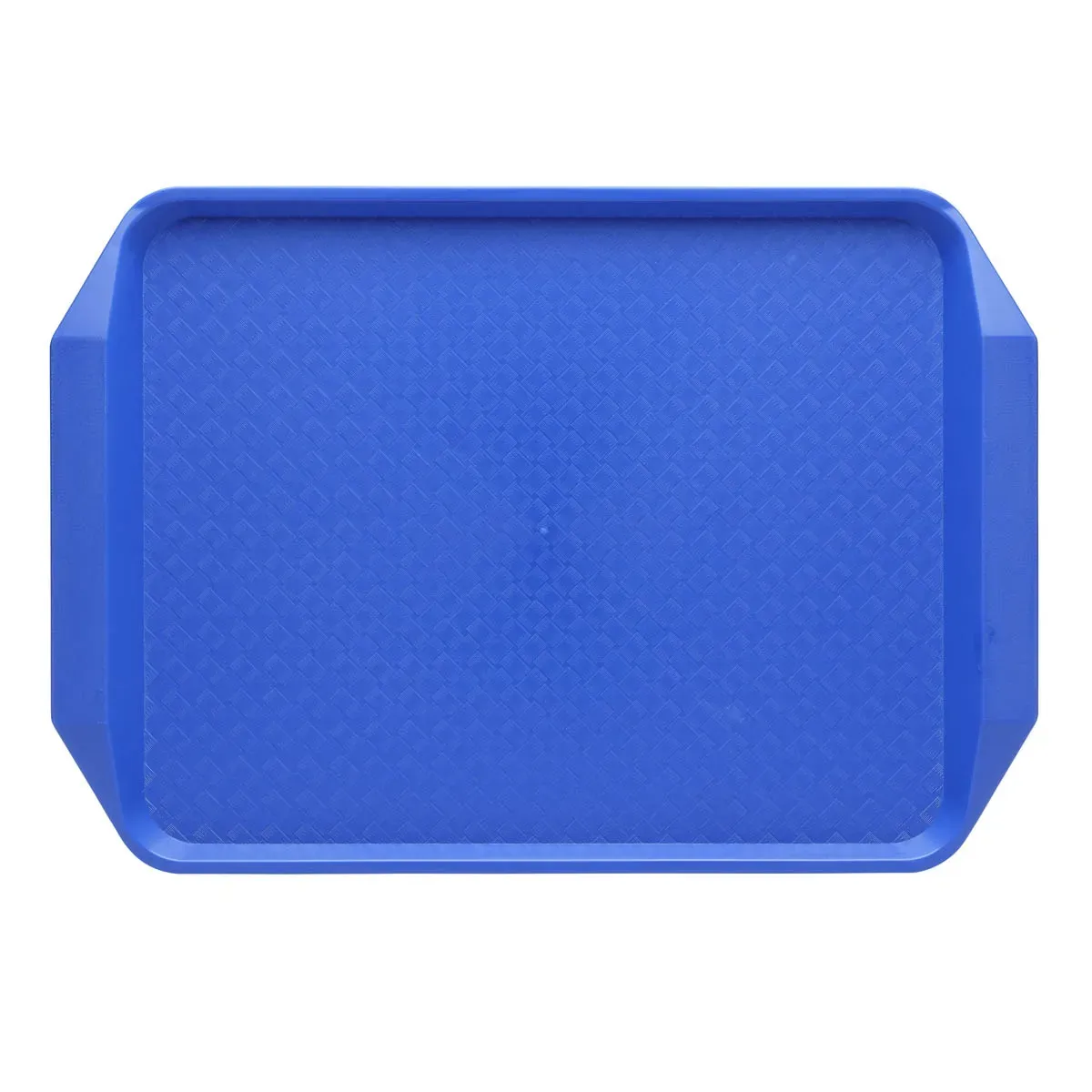 Chef Inox Rect Fast Food Tray Pp 425x300x35mm Blue