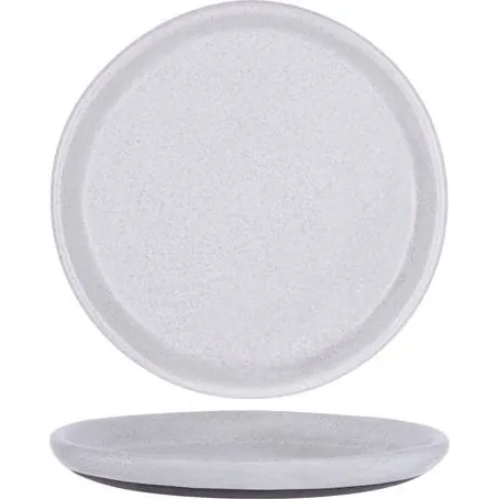 Tablekraft Naturals Ash Grey Round Plate 160x30mm Clay