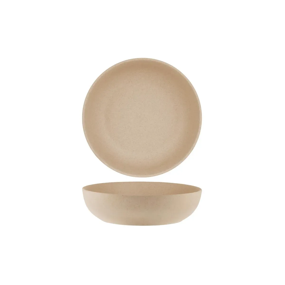 Bowl Round Deep Stone — 200x55mm
