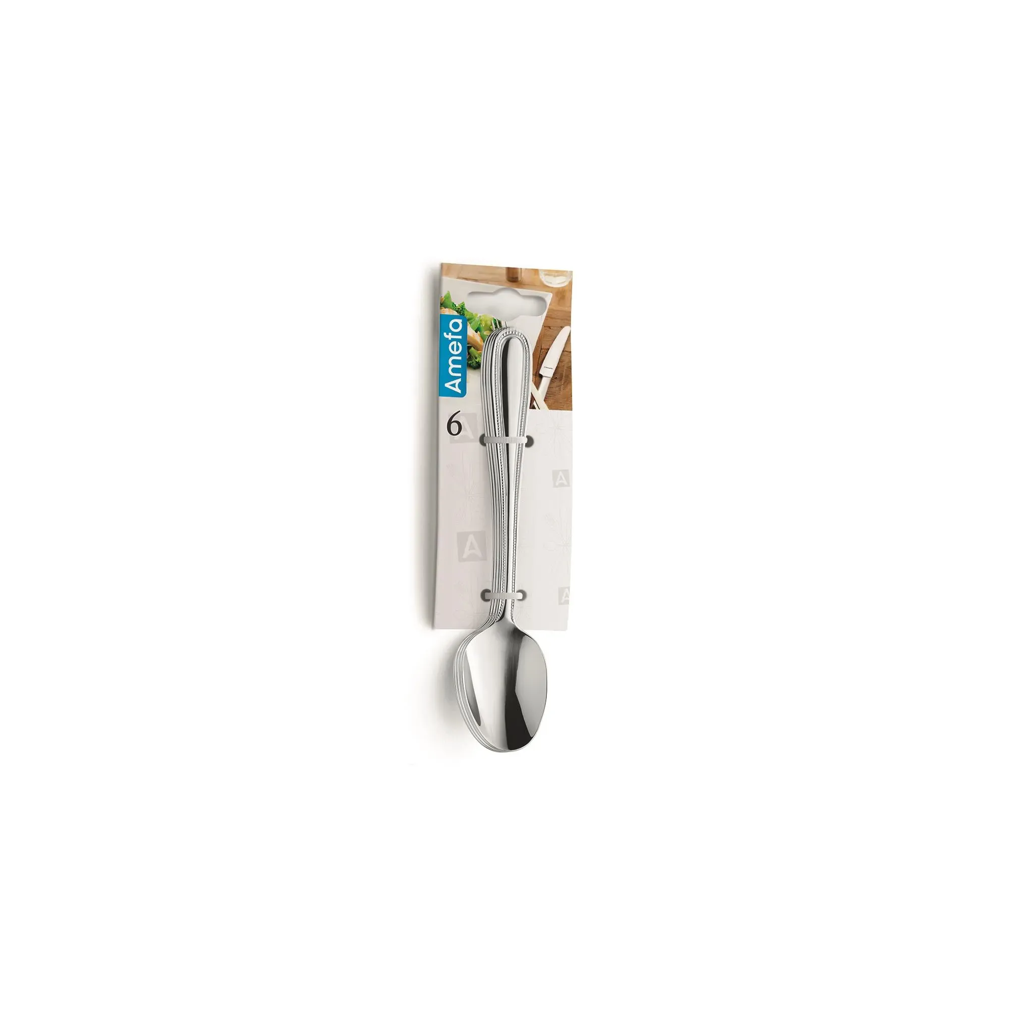 Amefa Pearl Hanging Card Teaspoon 6pc