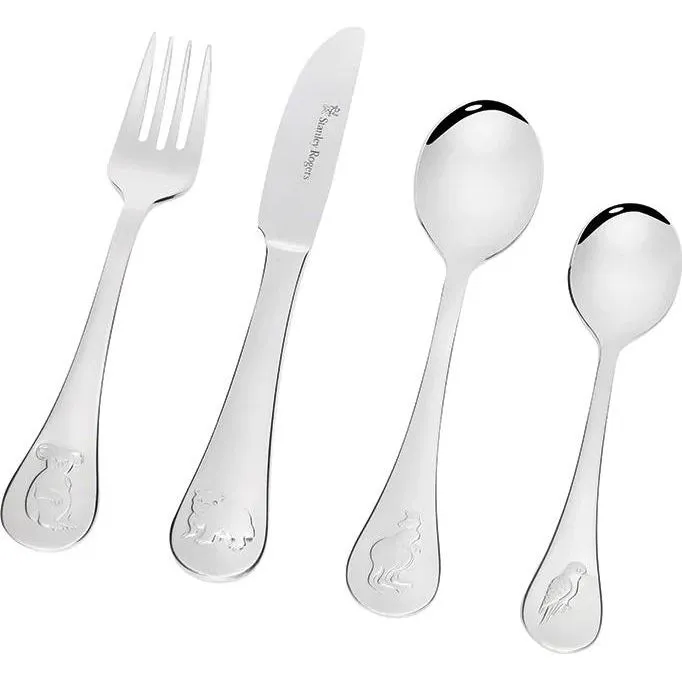 Stanley Rogers Childrens Cutlery Australian Animals 4pc Set