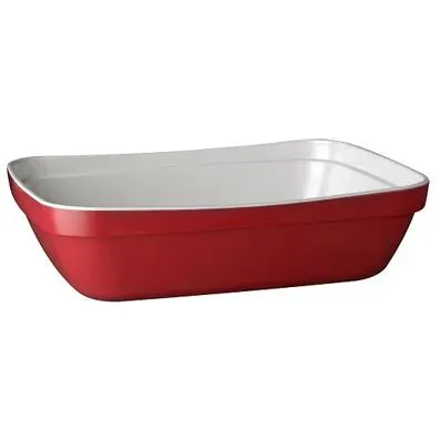Gn Pan- 1/2 Size 325x265x85mm Red Melamine "basket"