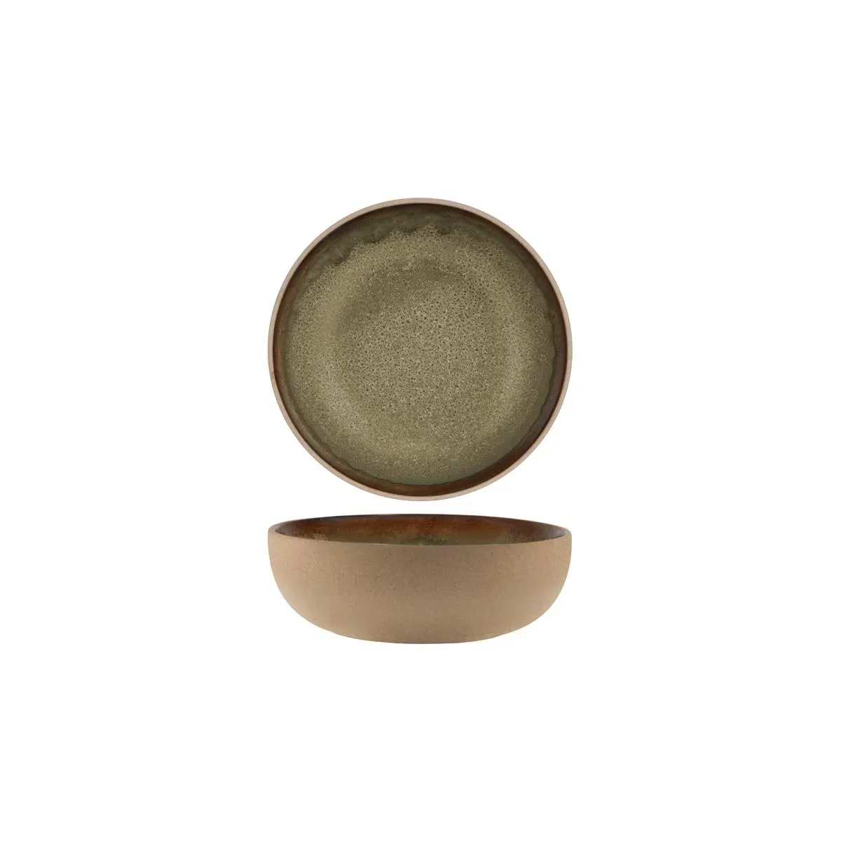 Bowl Round Deep Burnt Sienna — 170x55mm