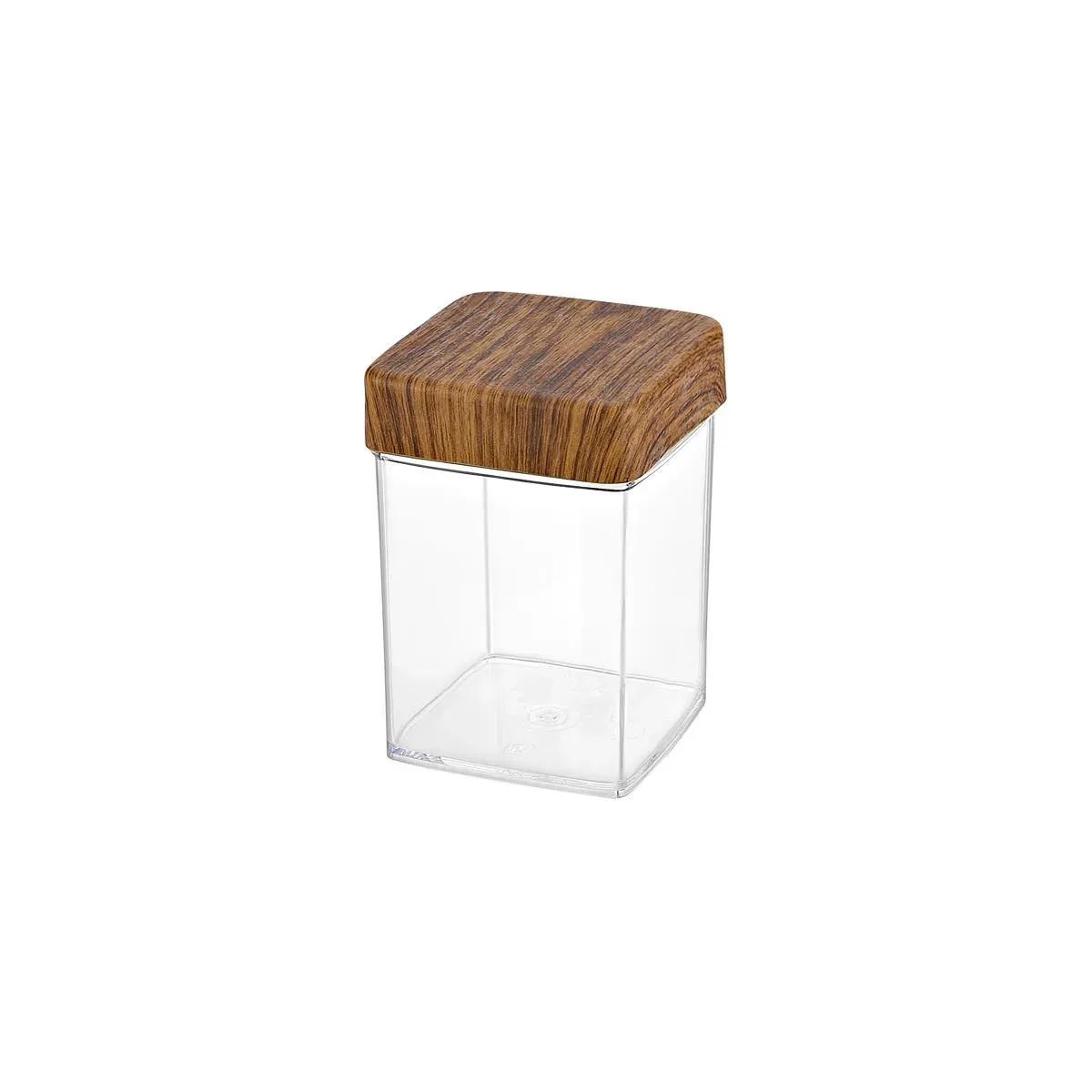 Evelin Square Cannister With Lid 85x85x125mm