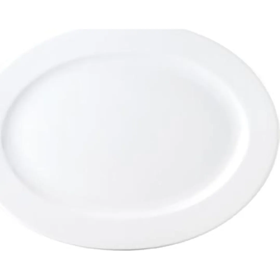 Chelsea Oval Platter Wide Rim 265x183mm