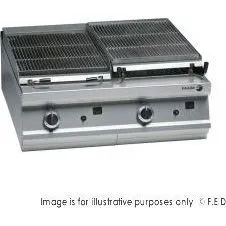 Fagor 900 series natural gas 2 grid grill BG9-10