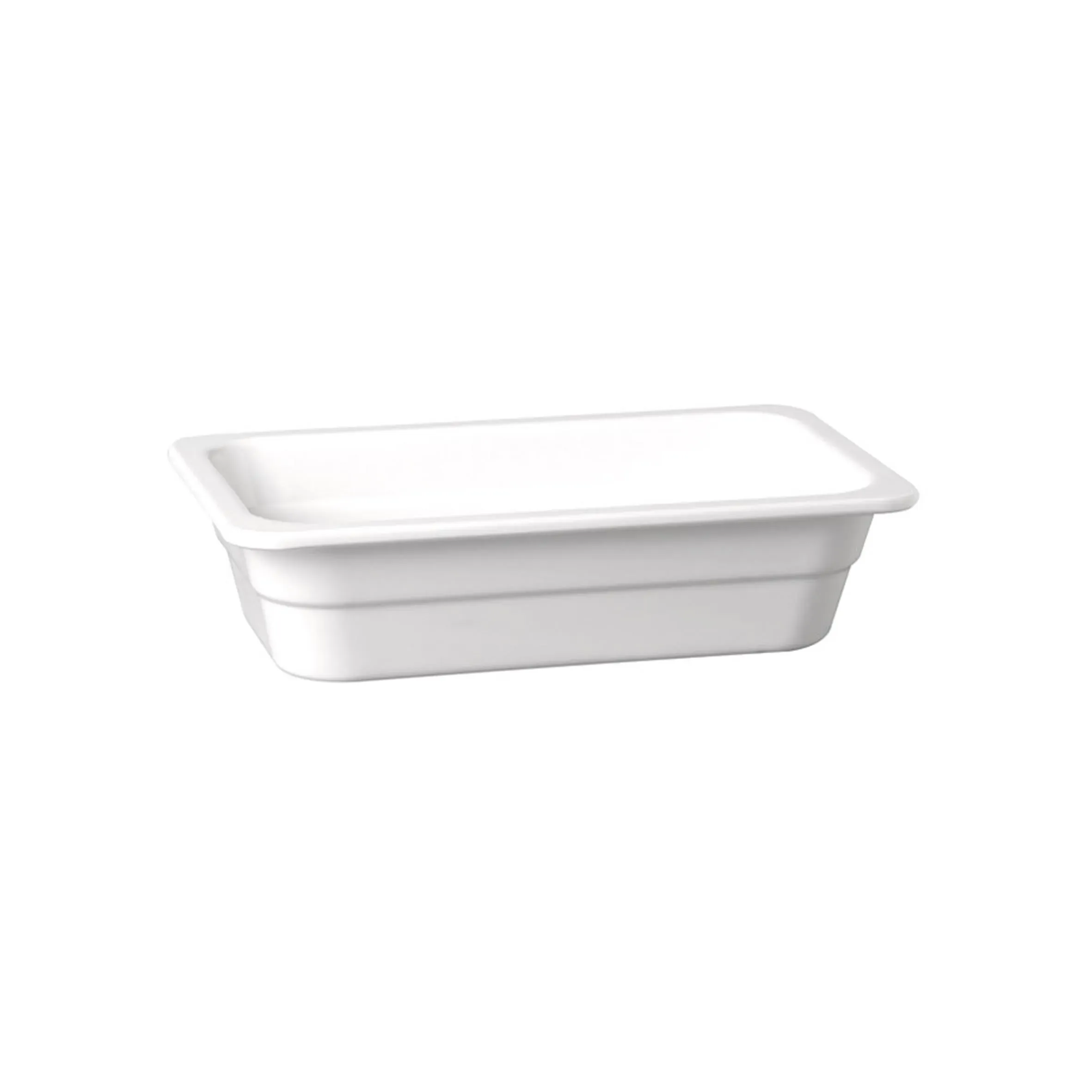 Gastronorm Pan-Melamine White 2/4 Size 65mm