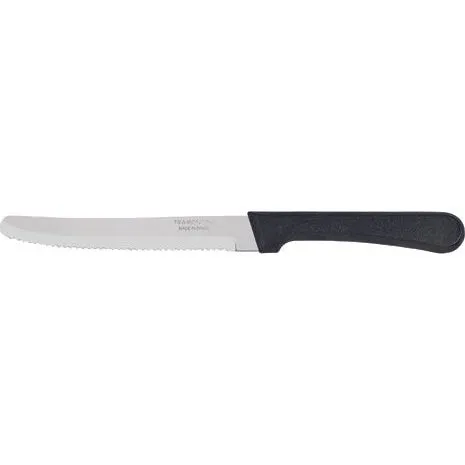 Plenus 5" Fruit/Steak Knife 23-Serrated Narrow Black Pp
