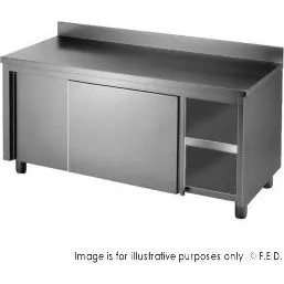 DTHT-1500B-H Kitchen Tidy Workbench Cabinet with Splashback