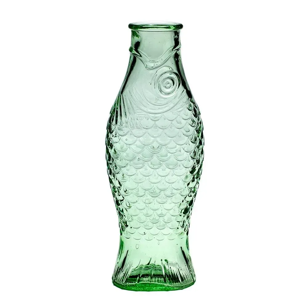 Fish N Fish Design Carafe/Water Bottle 290mm, 1.0lt Green
