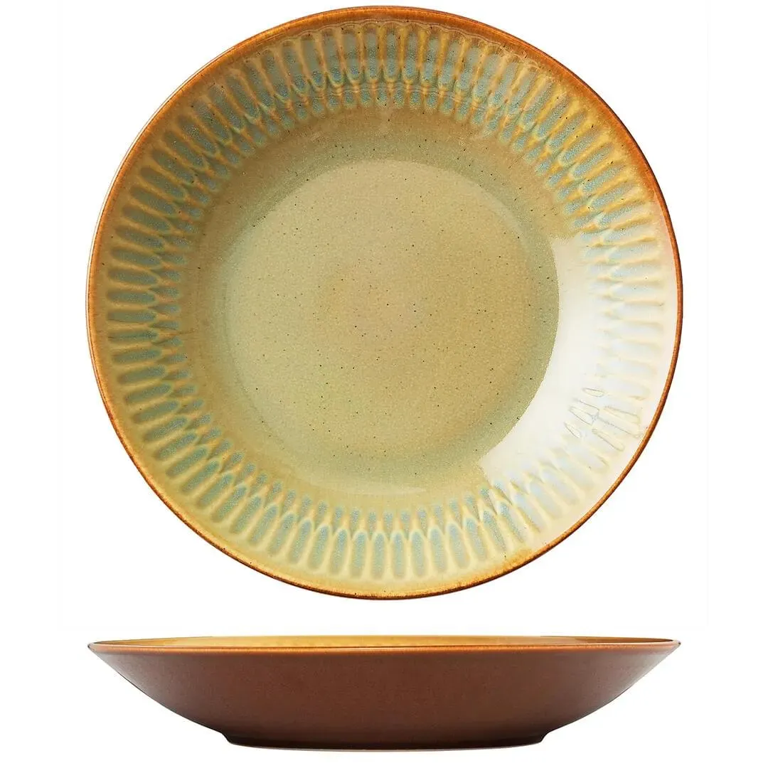 Round Deep Bowl — 280mm Ø - Cinnamon