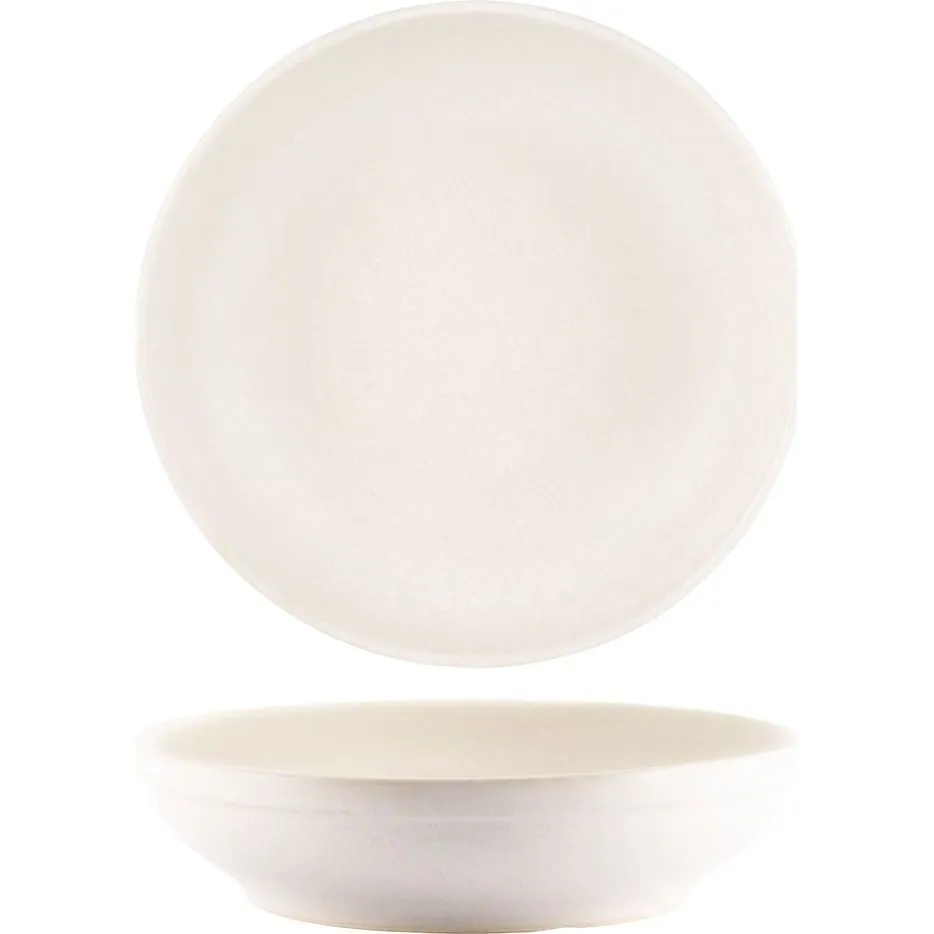 Round Bowl Flared Sand — 230x55mm